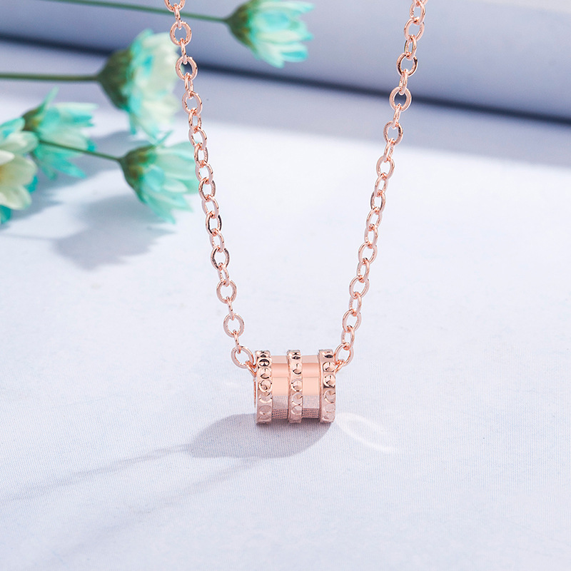 Korean style small waist necklace for women rose gold Internet celebrity small waist clavicle chain simple niche cold style jewelry