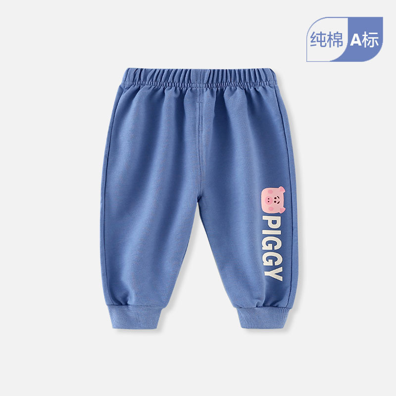 Children's pants, spring and autumn, boys and girls, baby sweatpants, fashionable outerwear, casual sports pants, children's leggings