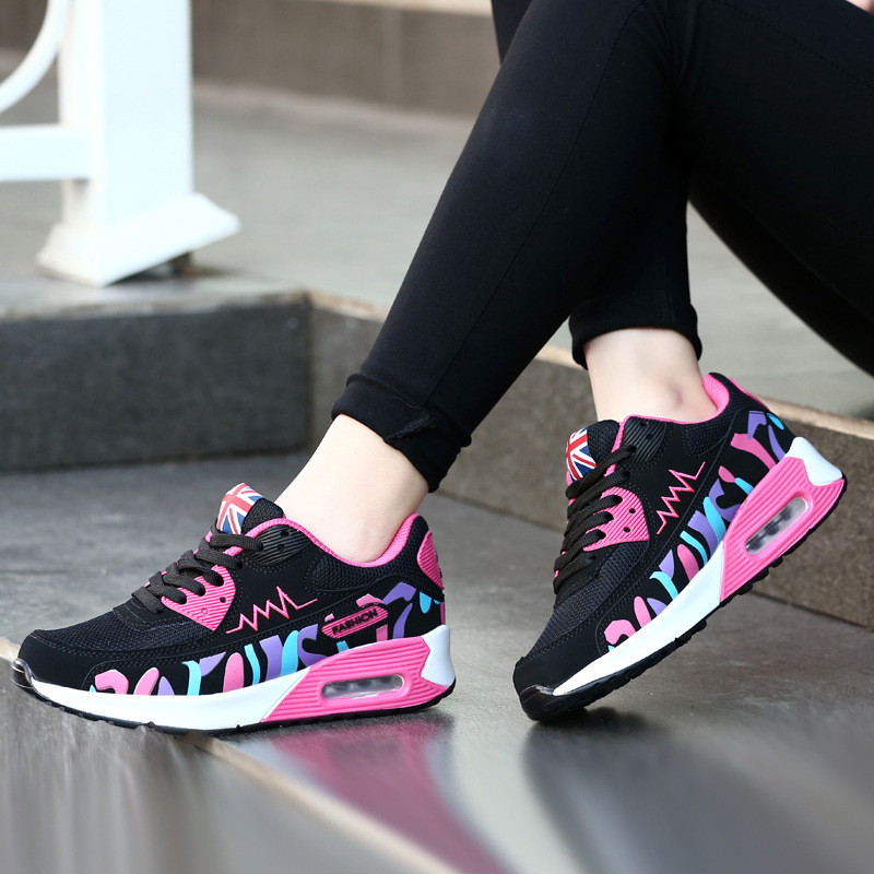 2022 Spring New Women's Shoes Air Cushion Shoes Sports Casual Shoes Korean Style Student Shoes Travel Shoes Flat Shoes Women