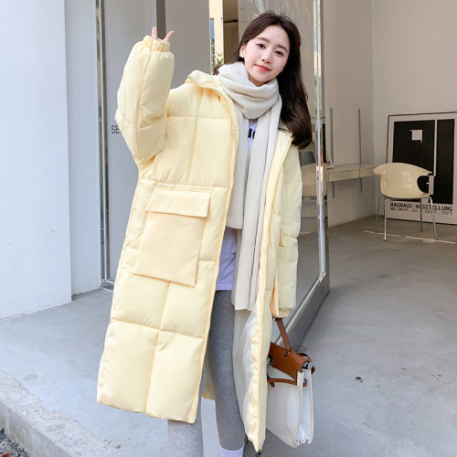 Milk fufu down cotton coat women's mid-length  new cotton coat Korean style bread coat cotton coat winter coat