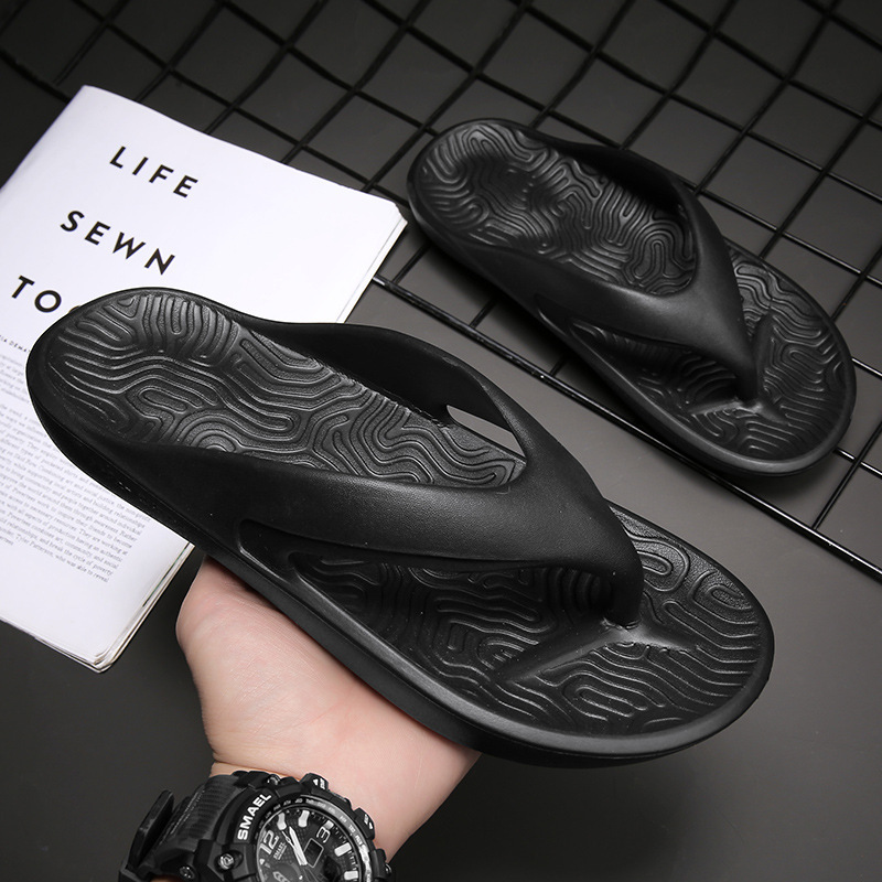 Flip-flops for men, outdoor summer anti-slip, anti-odor flip-flops for couples, lightweight home casual fashion beach sandals