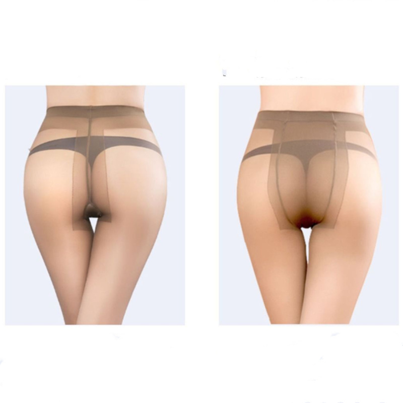 Summer ultra-thin, ultra-transparent, sexy tall stockings, seamless T-position extended pantyhose, heart-covered stockings, enlarged and lengthened