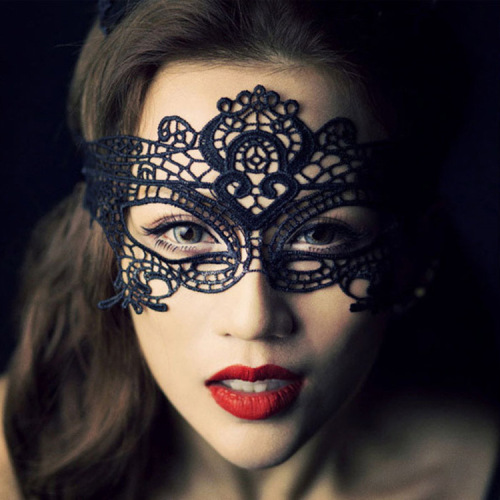 Sexy hollow lace eye mask, dance nightclub fashion mask, see-through sexy lingerie, women’s accessories No. 20141