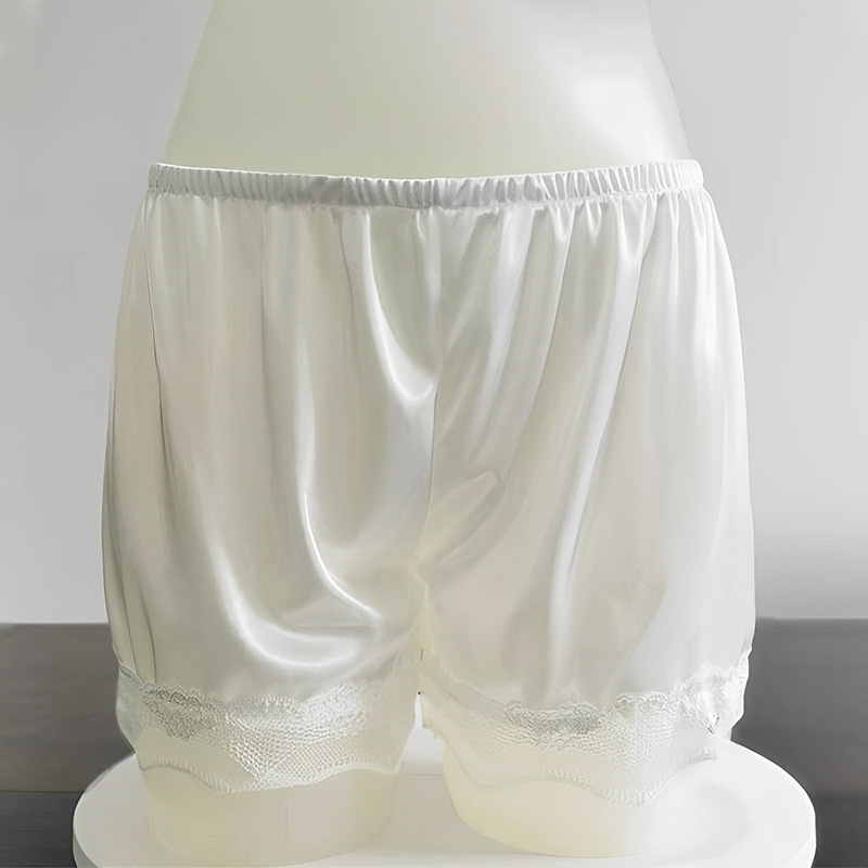 Xianyi summer women's anti-exposure safety pants lace seamless home mid-waist bottoming shorts can be worn outside K5