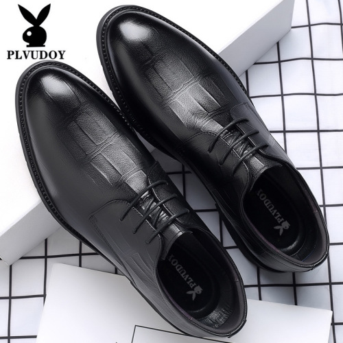 Leather shoes men's genuine leather business formal British shoes men's spring and summer new pointed toe casual men's leather shoes drop shipping