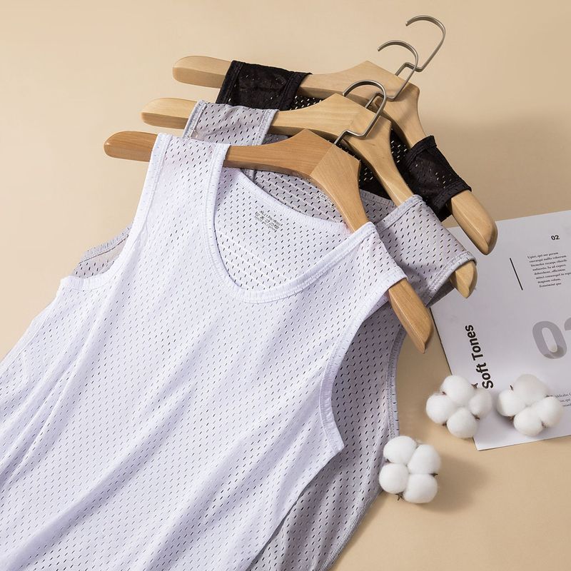 Amazon Korea cross-border e-commerce hot product ins Southeast Asia wish seamless men's mesh vest Tiktok
