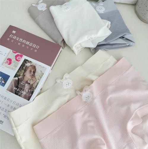 N8350 Nuomi Rabbit 5A antibacterial pure cotton crotch mid-waist women's underwear briefs 50 count soft girl Japanese style