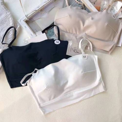 5588 Fixed Thin Cup Ice Silk Wrap Chest One-shoulder Tube Top Adjustable and Detachable Women’s Anti-Exposed Underwear