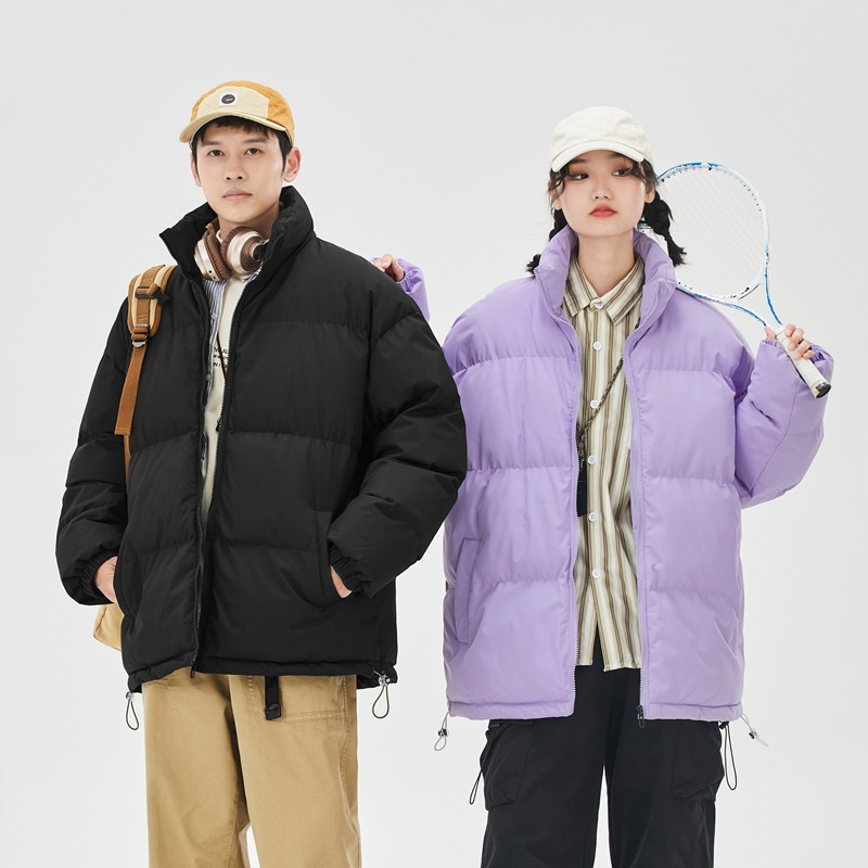 High Street Thickened Cotton Clothes Winter New Couple Fried Street Bread Clothes Versatile Casual Youth Fashion Down Cotton Jackets