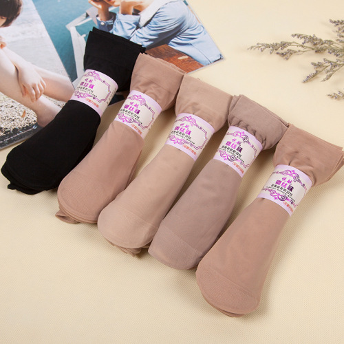 Summer short steel stockings, durable, super elastic, anti-slip, super soft velvet, non-snaking, short stockings for women wholesale manufacturer