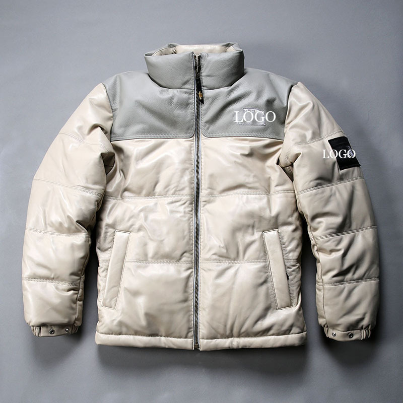 Winter sports and leisure genuine leather down jacket for men and women, new product stand collar 90 cashmere sheepskin down jacket for couples