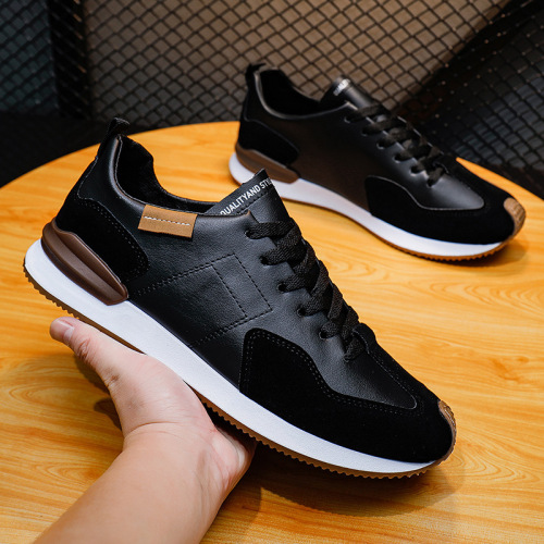  Spring New Casual Men's Shoes Sports Breathable Dad Shoes Trendy Versatile Soft Soled Light Shoes Wholesale