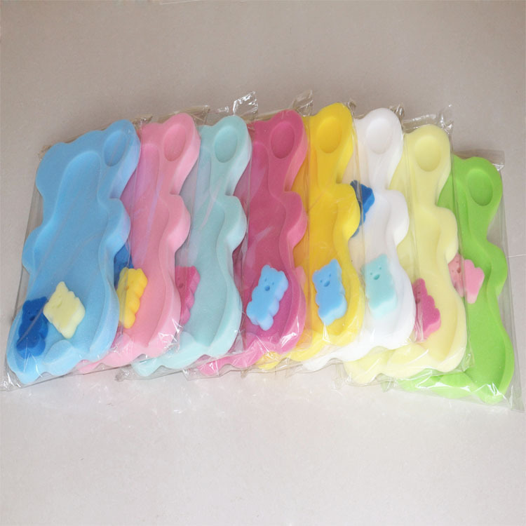Bei Easy Baby Bath Mat Bath Sponge Newborn Bath Basin Sponge Mat Baby Bath Non-Slip Bath Mat