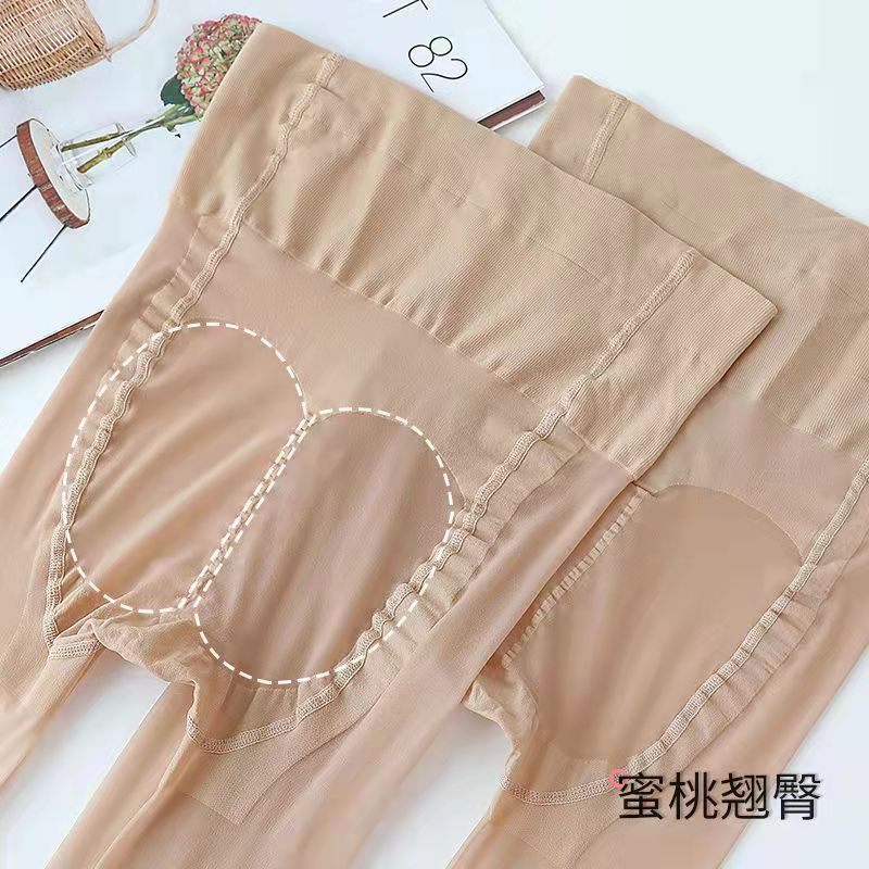 Summer fattening and enlargement, any cut peach buttocks stockings for women, Internet celebrity pineapple socks, large size pantyhose