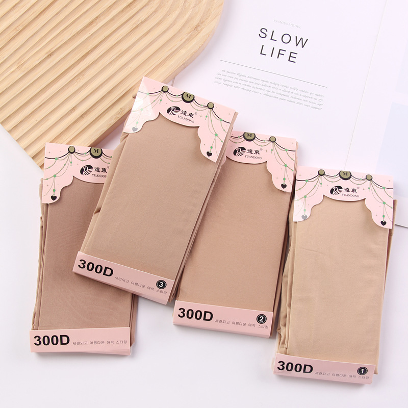 Autumn and winter 300D velvet beautiful leg socks slimming candy pantyhose thick elastic oversized bottoming stockings