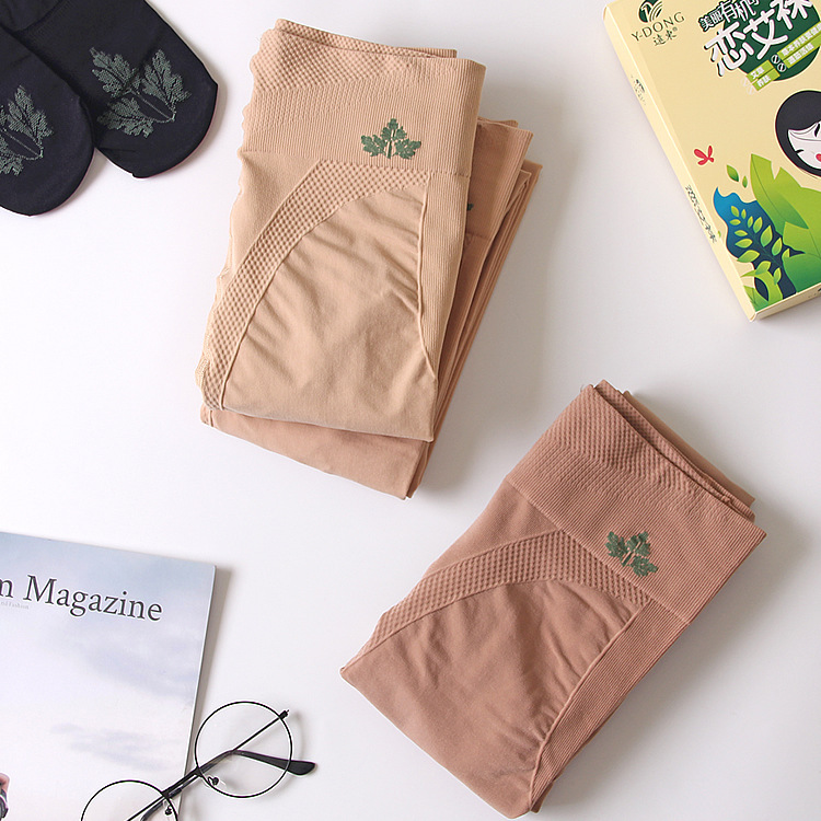Far East Autumn and Winter Medium Thick Leggings High Waist Tummy Control Butt Lifting Wormwood Pantyhose Flesh Color Slimming Socks 520