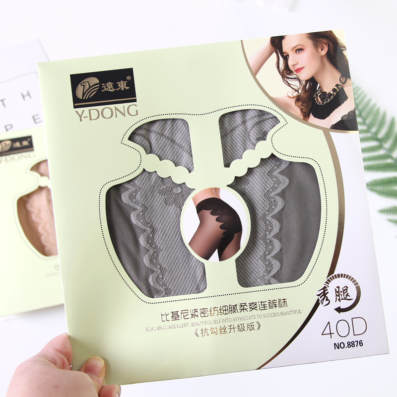 Far East Spring and Autumn 8876 Bikini Seamless Pantyhose 40D Slimming Anti-Snatch Thin Legs Beautiful Legs Stretch Stockings