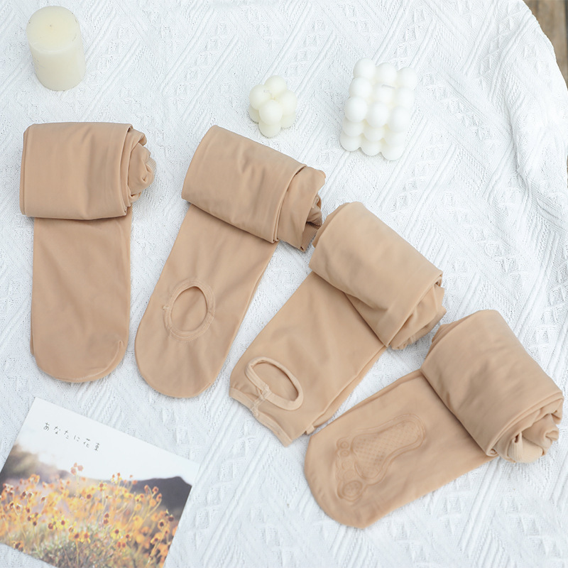 Women's Spring and Autumn Thin Pantyhose Large Size Steel Pantyhose Women's Outer Wear Flesh-Colored Bare Legs Naked Feeling Artifact Horse Oil Stockings Leggings