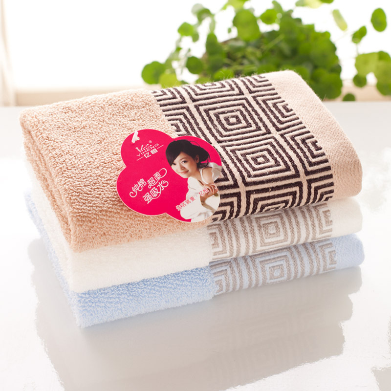 Towel pure cotton siege square towel infant absorbent mouth towel 34*34 adult handkerchief gift
