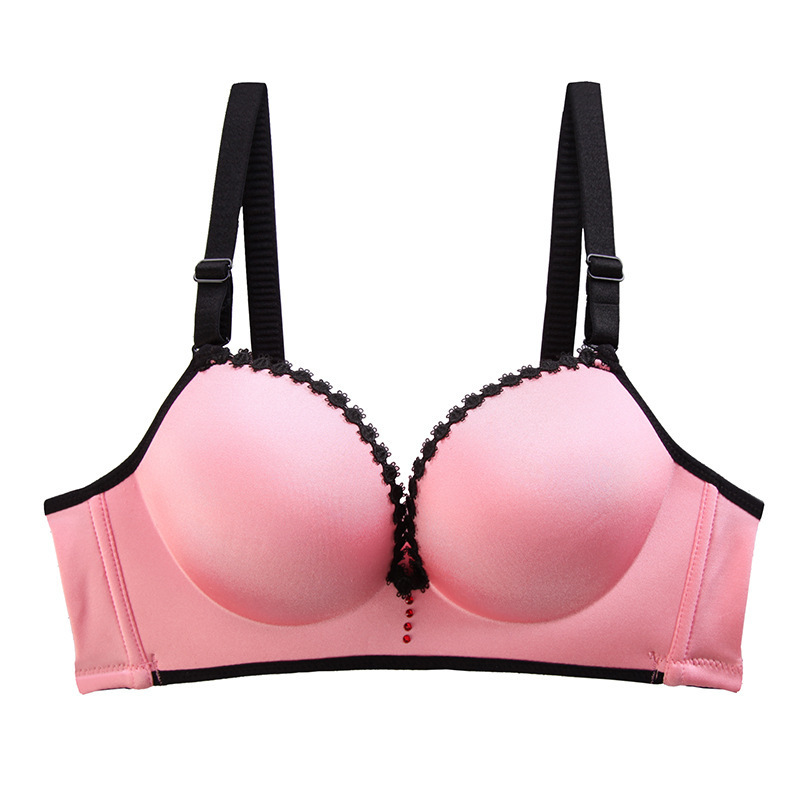 Taiping Princess Steamed Bun Cup Thickened Small Breast Push Up Bra Set Seamless Adjustable Wireless Underwear Women's Bra