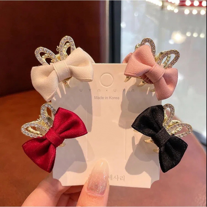 Bow bangs catcher, exquisite princess hairpin, bunny ears, cute hairpin, three-dimensional hair accessories catcher for little girl