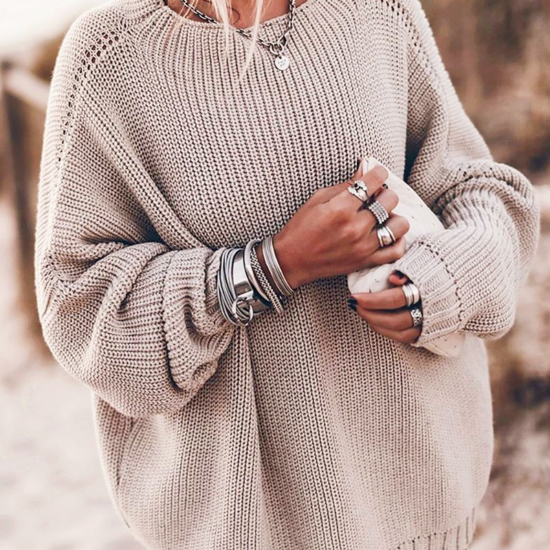 Hairy women manufacturer 2022 new winter sweater sweater foreign trade Amazon loose large size sweater jacket