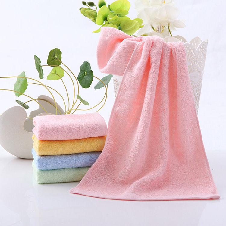 Bamboo fiber face wash absorbent towel souvenir gift labor protection street stall beauty salon towel wholesale factory embroidered logo