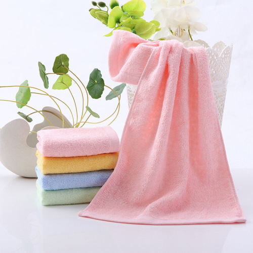 Bamboo fiber face wash absorbent towel souvenir gift labor protection street stall beauty salon towel wholesale factory embroidered logo