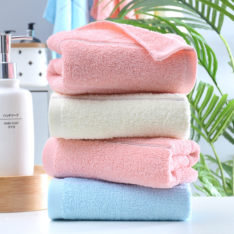 Pure cotton towel, absorbent and soft face washcloth, thickened adult face washcloth, pure cotton towel