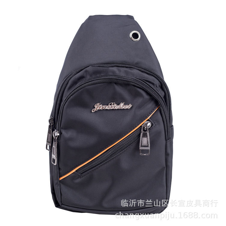 Men's chest bag crossbody bag canvas shoulder bag multifunctional outdoor sports backpack new Korean fashion manufacturer