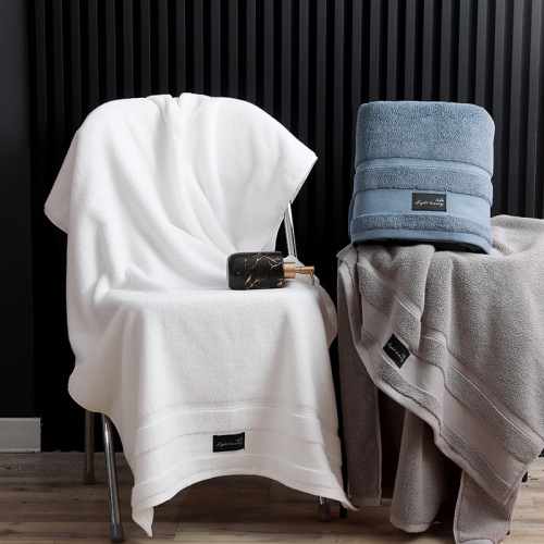 Oversized bath towel pure cotton hotel bath towel Type A combed cotton oversized thickened beach towel 80*160 can be embroidered with logo