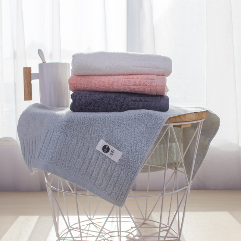 Adult pure cotton towel household face towel skin-friendly soft absorbent cotton towel