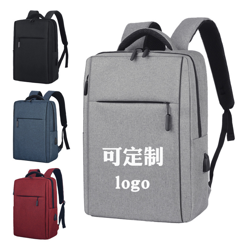 Wholesale business backpack men's custom printed logo large capacity multifunctional waterproof conference computer backpack
