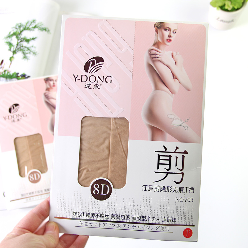 Far East Summer 8D ultra-thin T-shaped crotch-proof anti-shedding pantyhose, anti-snagging women's stockings wholesale 703
