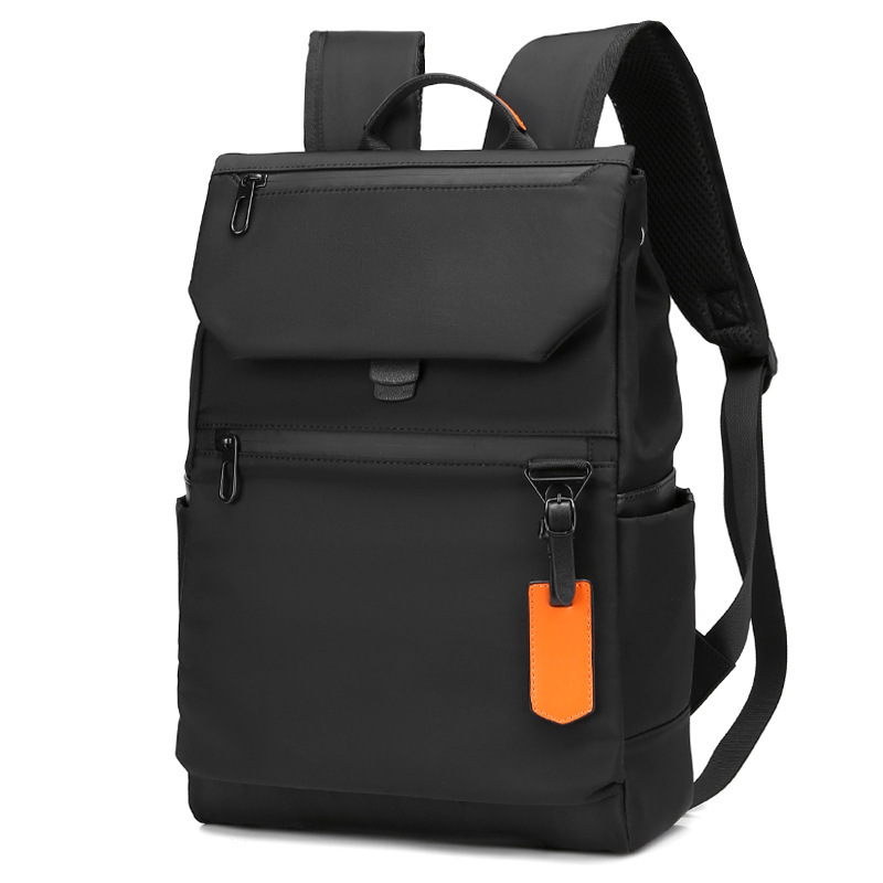 Wholesale casual computer backpack, outdoor travel men's simple commuter backpack with printable logo