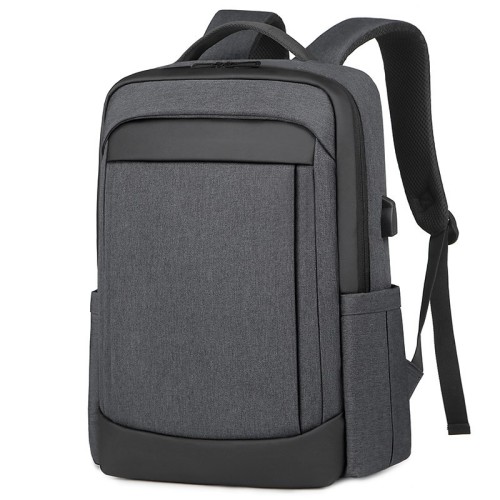 Customized backpack, simple large capacity junior high school backpack, college boy, high school student backpack with logo printed on it