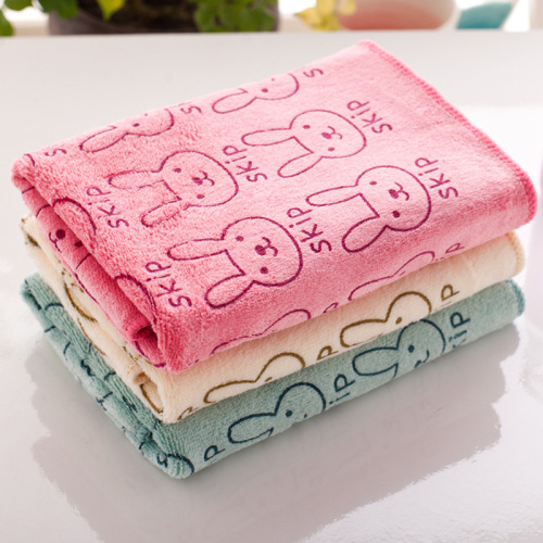 Towel source microfiber cartoon face wash towel supermarket absorbent face towel gift car towel
