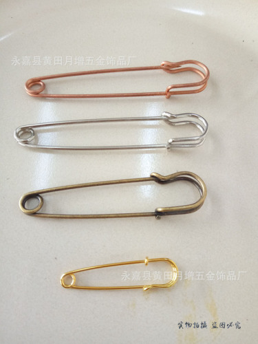 Multi-specification color pins DIY brooch accessories materials alloy buckle pins to fix clothes safety pins sweater pins
