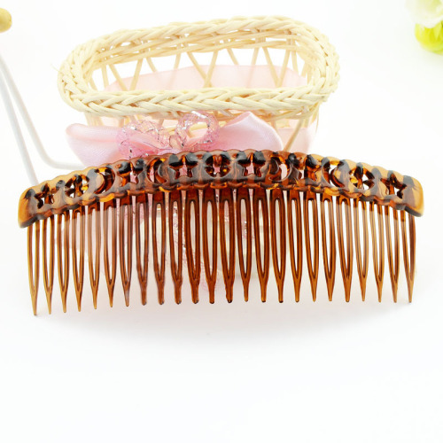 Variety of hair comb insert comb 24 tooth plate hair comb multi-color high quality
