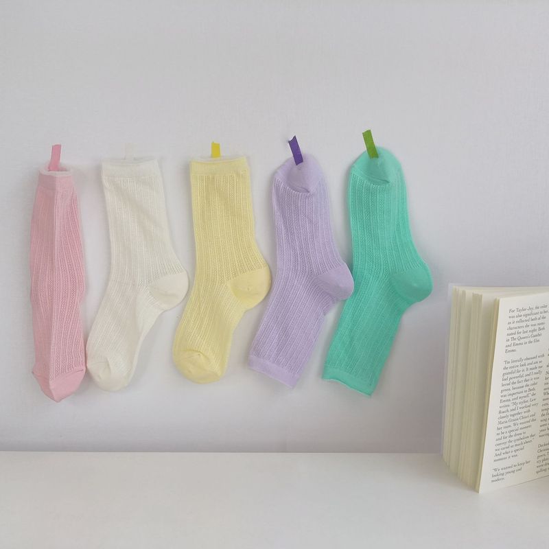 Glass stockings women's socks ins trendy mesh summer thin shallow socks Korean and Japanese transparent crystal socks