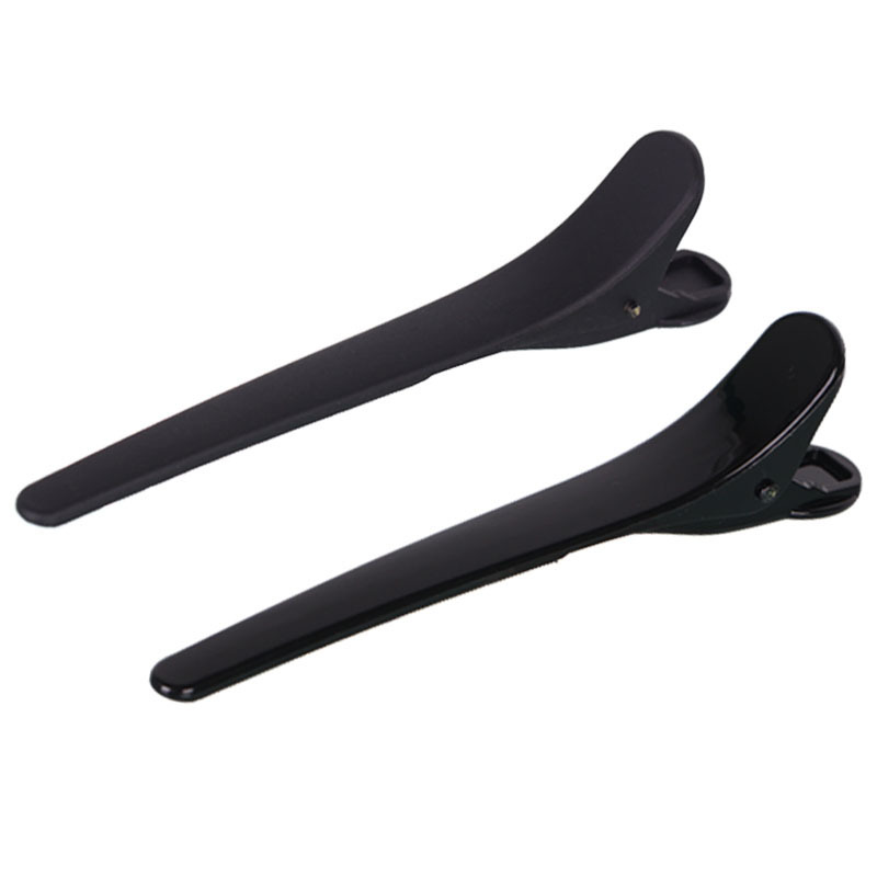 2024 New Black Pointed Beak Hair Clip Cross-Border Hot Selling Hair Clip Women's Frosted Bangs Duck Beak Clip Manufacturer Wholesale