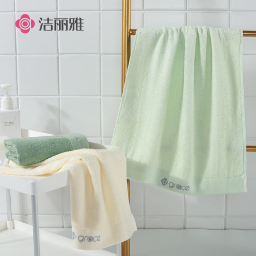 Jialiya 6413 bamboo fiber towel adult and children comfortable absorbent water towel soft face towel household soft