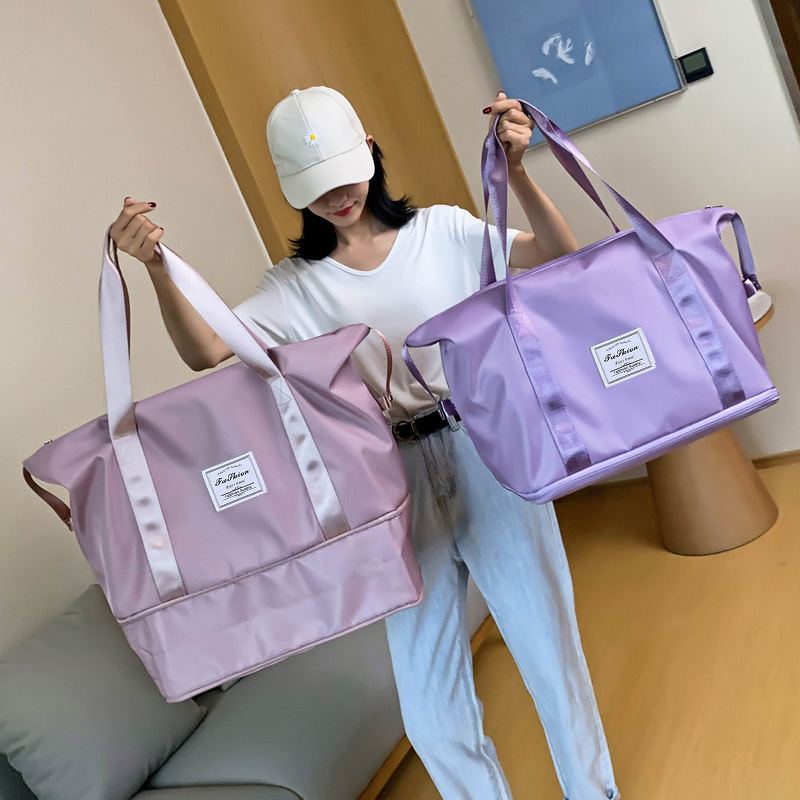 Yoga fitness bag large capacity outdoor travel bag with printable LOGO dry and wet separation sports portable shoulder bag wholesale