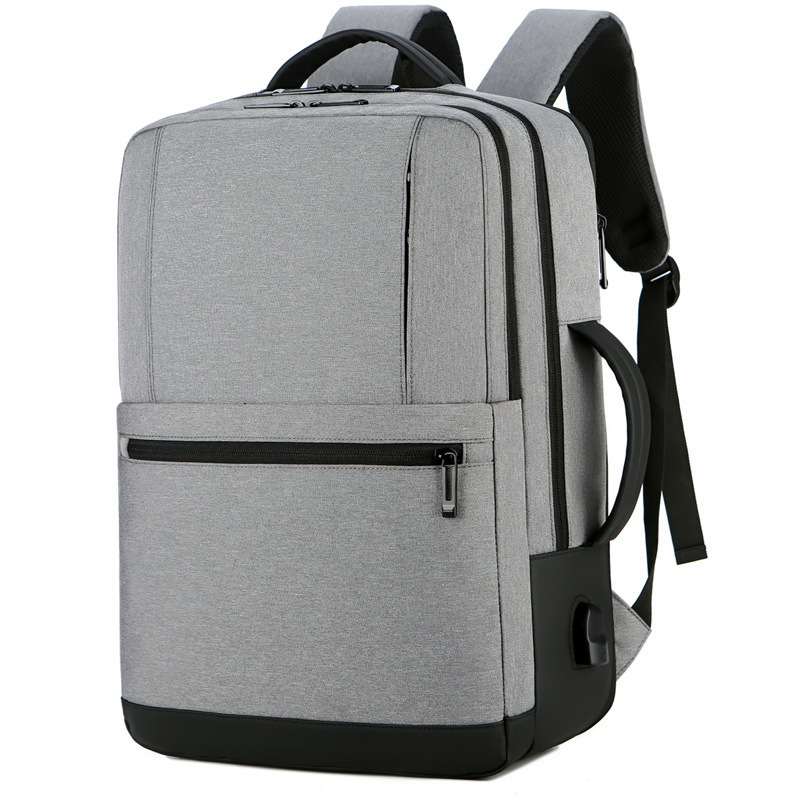 New style backpack, trendy high school student bag, multi-functional computer bag, casual fashion men's backpack wholesale