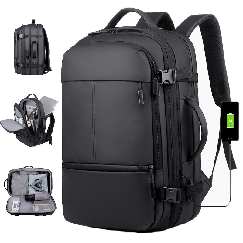 Cross-border new business backpack men's travel bag waterproof large capacity expandable multifunctional computer backpack