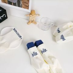 Trendy brand socks for women in spring and autumn mid-calf socks ins trendy summer street skateboarding trend sports short socks for men