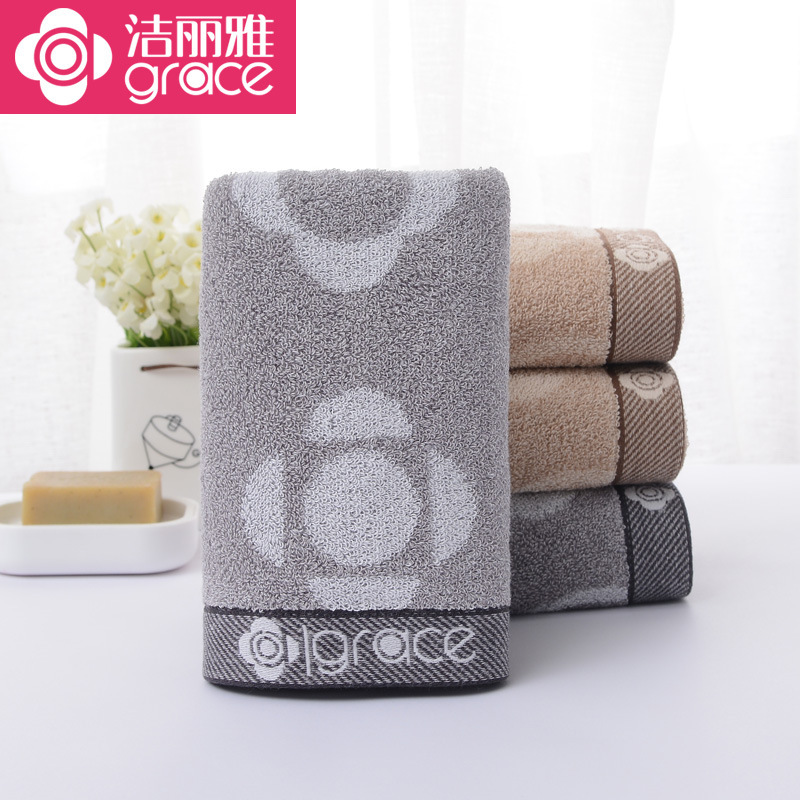 Jialiya towel pure cotton classic jacquard adult face washcloth wholesale