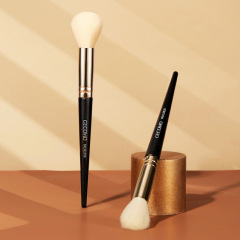 GECOMO round-head blush brush fiber soft hair makeup does not eat powder natural portable makeup brush novice beauty tool