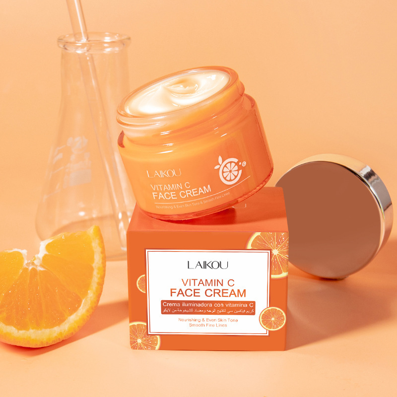 Cross-border LAIKOU Vitamin C Brightening Cream 50g Delicately nourishing and hydrating