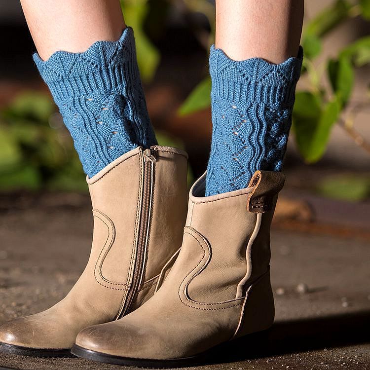 BOOT CUFF cross-border exclusive for AliExpress imitation lace leggings for women warm fashion short hollow socks